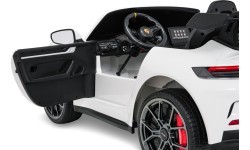 Elektromobilis Porsche 911 GT3, baltas