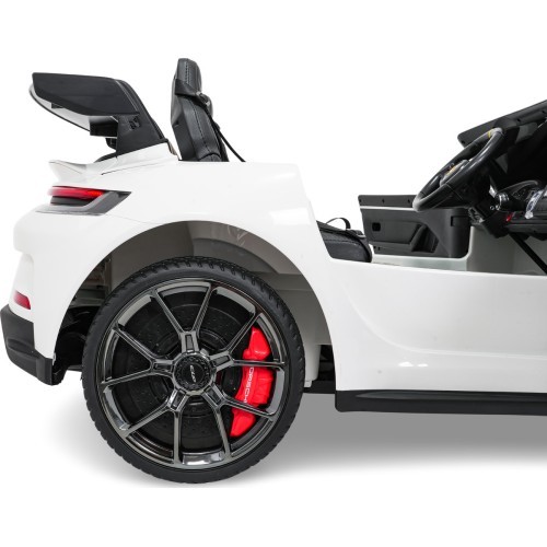 Elektromobilis Porsche 911 GT3, baltas