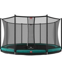 BERG Favorit InGround 430 зелёный + защитная сетка Comfort
