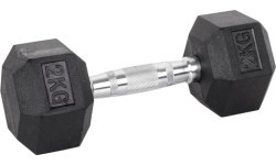 Шестигранная гантель inSPORTline Hexsteel 2 кг
