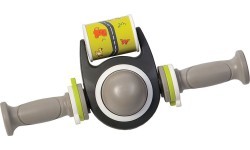 Children's handlebar with toy QIBBEL for front seat (grey)