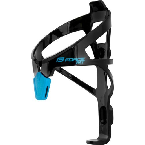 FORCE PAT bottle cage, technopolymer (black/blue)