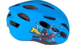 Šalmas SPIDERMAN, in-mold 52-56 cm, (mėlynas/raudonas)