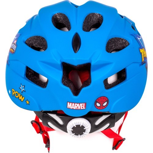 Šalmas SPIDERMAN, in-mold 52-56 cm, (mėlynas/raudonas)