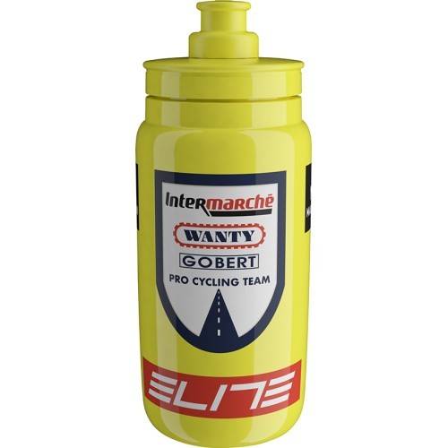 Elite Fly Teams Wanty-Gobert Water Bottle, 550 ml (yellow)