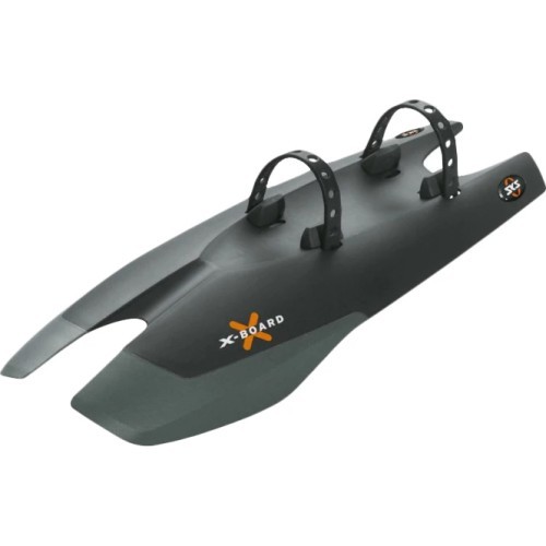 SKS X-Board bicycle fender, frame-mounted, black/grey