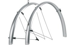 Skydelių komplektas SKS BLUEMELS SHINY 45mm 28" (sidabrinė)