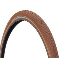 Schwalbe Fat Frank 700 x 50C (50-622) Tire // sold with tube (DV), puncture protection, reflective strip (brown/brown)
