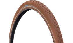 Schwalbe Fat Frank 700 x 50C (50-622) Tire // sold with tube (DV), puncture protection, reflective strip (brown/brown)