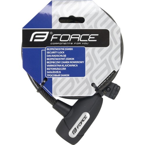 Spyna FORCE Lux Trosas, 120/8mm (juoda)