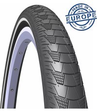 Велосипедная покрышка Rubena CityHopper Classic Plus 28" x 2.00" (52-622) V99, камерная, защита от проколов, со светоотражающей 