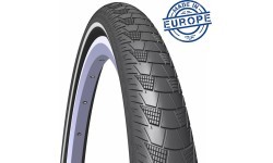 Велосипедная покрышка Rubena CityHopper Classic Plus 28" x 2.00" (52-622) V99, камерная, защита от проколов, со светоотражающей 