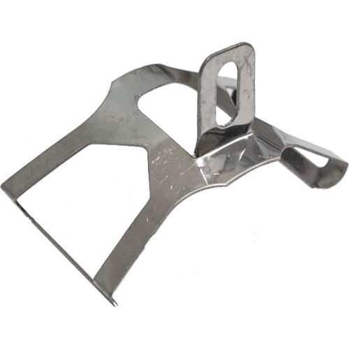 Purvasaugio tvirtinimo detalė 70mm, metalinė, (sidabrinė)