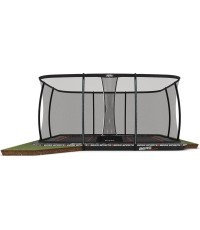 Batutas BERG SPORTS Ultim Pro Bouncer FlatGround 5x5 su apsauginiu tinklu XL
