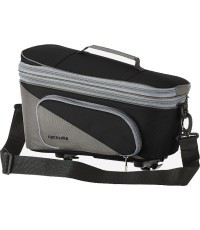 Сумка Racktime Talis Plus 2.0 на багажник, snap-it 2, 8l+7l (чёрная)