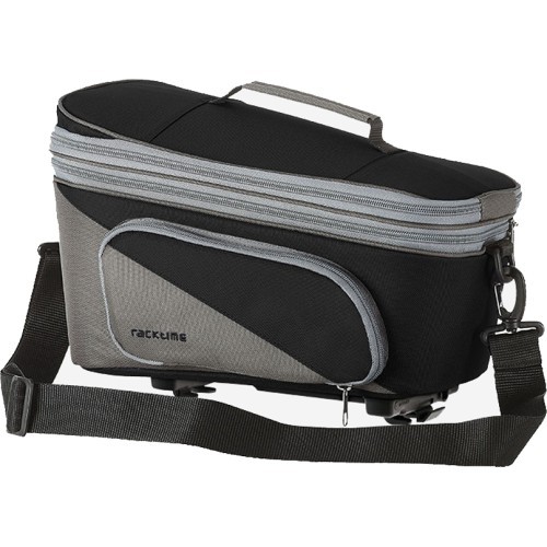 Сумка Racktime Talis Plus 2.0 на багажник, snap-it 2, 8l+7l (чёрная)