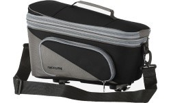 Racktime Talis Plus 2.0 pannier bag, snap-it 2, 8l+7l (black)