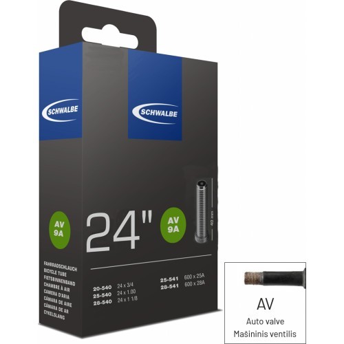 Schwalbe Tube 24x1.00 AV9A 40 mm