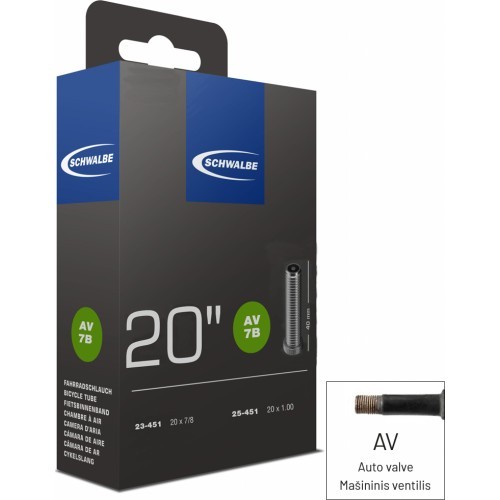 Schwalbe Tube 20x1.00 AV7B 40mm 23/25-451