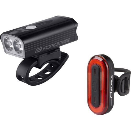 Žibintų komplektas FORCE DIVER ARC USB