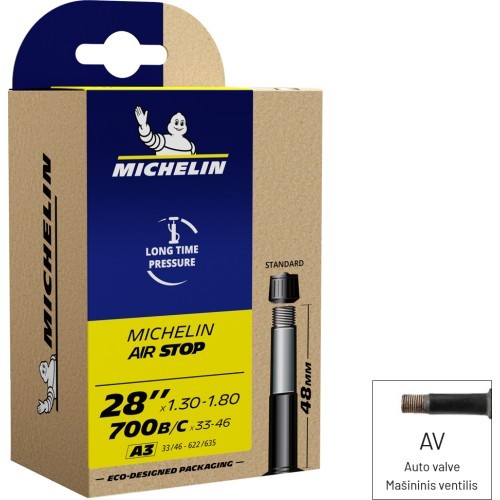 Kamera MICHELIN AIR STOP 28" AUTO-SV 48MM 700x33/46