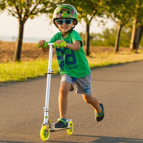 Paspirtukas WORKER Racer Urban Boy su šviečiančiais ratukais
