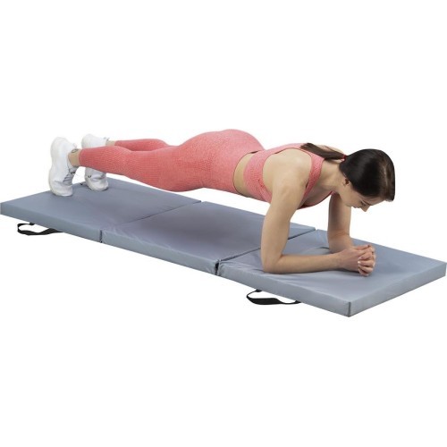 MGS02 GYMNASTIC FOLDABLE MATTRESS1800x600MM GREY HMS PREMIUM