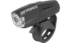 Priekinis žibintas FORCE Shark 500 USB (juodas)