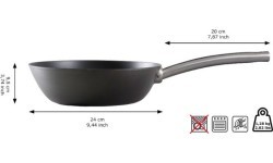 Skottsberg anglies plieno WOK keptuvė 24cm