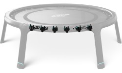 Fitness Trampoline - Elastic band + Holder (6x)