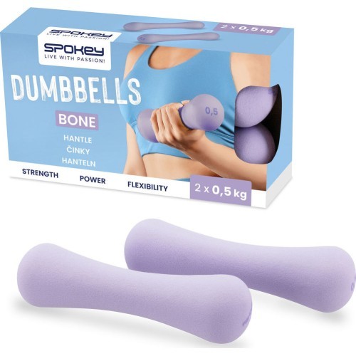 Neopreninių hantelių rinkinys Spokey BONE 2x 0,5 kg