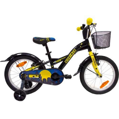 4KIDS Nightman 16" dydis 10" (25.5 cm) (plieninis, juoda/mėlyna)