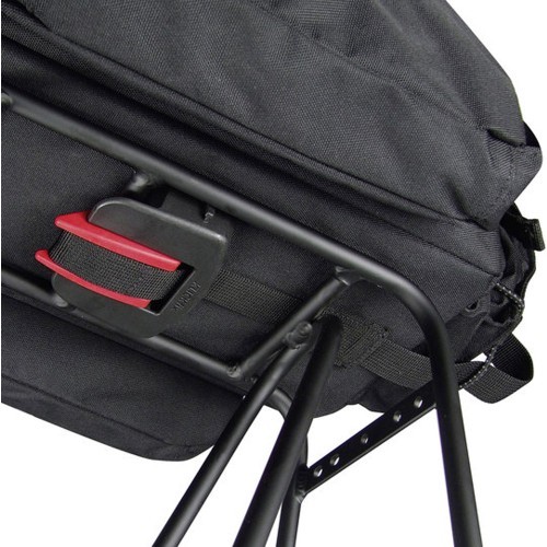 KLICKFIX Rackpack 1 bicycle carrier bag, 10 l (black)
