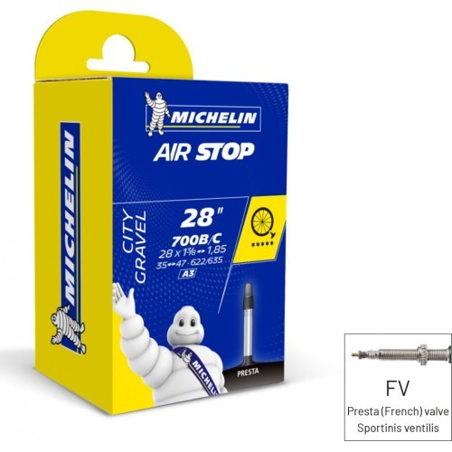 Камера велосипедная Michelin 700x25/32 (25/32-622/635) FV40 A3