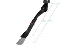 FORCE E-Bike Eco kickstand 24-29" aluminium (black)