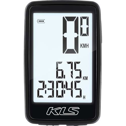 KLS Contest WL Bicycle Computer / Wireless / 8 Functions (Black)