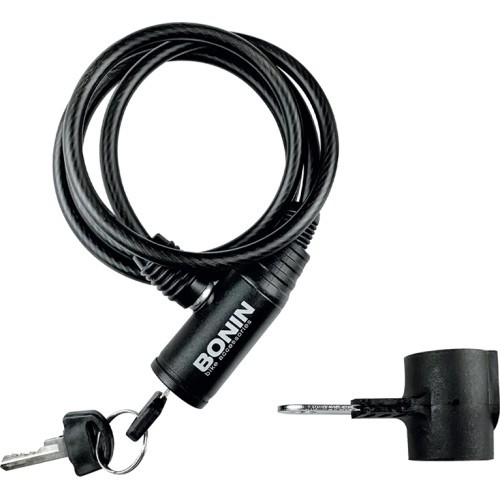 BONIN cable lock with key and bracket, 6 x 1000 mm