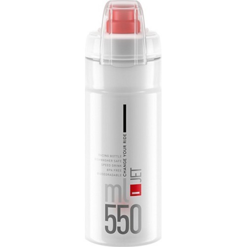 Elite Jet Plus Water Bottle // 550 ml, with lid (transparent)