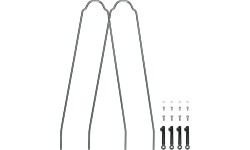Skydelių tvirtinimo detalė SKS VELO 55 CROSS