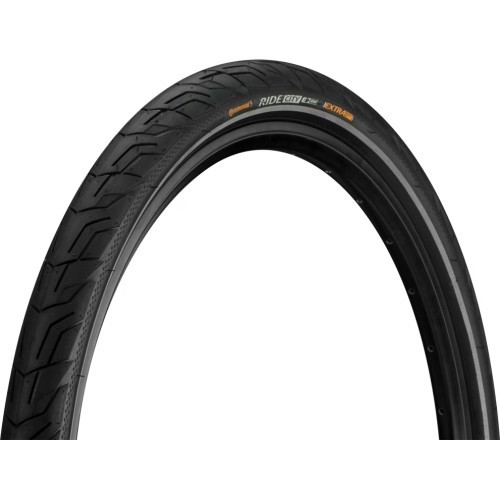 Padanga Continental Ride City Reflex 700 x 45C (47-622) // kamerinė, apsauga nuo pradūrimų, šviesą atspindinti juosta
