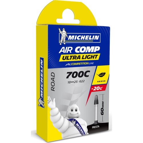 Камера MICHELIN Tube Air Comp Ultralight GAL-FV 60 мм 700x18/25