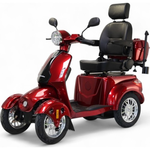 Four-Wheel Electric Scooter inSPORTline Antun - Red