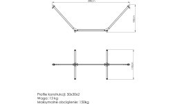 Hammock (rack) small MO-010 - Marbo Sport
