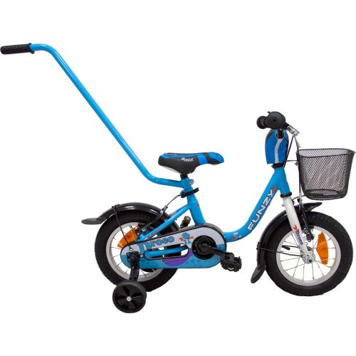 Велосипед 4KIDS Funzy Droco 12" (стальной, синий)