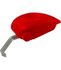 Children's bicycle rear rack box (red)