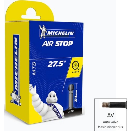 Камера Michelin AIR STOP 27,5x1.9/2.7 AUTO-SV