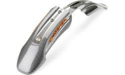 SKS Crusher Dirtboard front fender, plastic (grey)