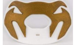 Капа Venum Elite Lipguard Logo Edition, бело-золотая