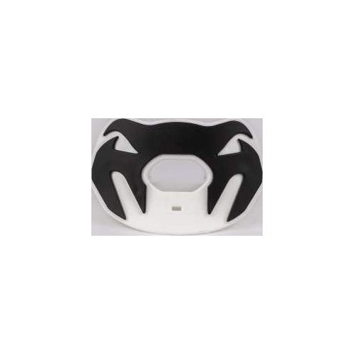 Капа Venum Elite Lipguard Logo Edition, белая/чёрная