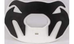 Капа Venum Elite Lipguard Logo Edition, белая/чёрная